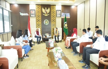 Consul General Mr. Ravi Shanker Goel met with Prof. Dr. Muryanto Amin, S.Sos, M.Si., the Rector of University of North Sumatra (USU)